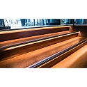  Reprofil TrappeProfil AL-02-10 til 10 - 11,3 mm LED Strips, aluminium anodiseret, 200cm, s�lv