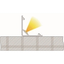 Deko-Light Hj�rneprofil AV-05-15 til 15 mm LED Stripes, s�lv matt, anodiseret, 200cm