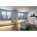  Reprofil IP-Profil, U-flad AU-04-12 til 12 - 13,3 mm LED Strips, aluminium anodiseret, 200cm, s�lv