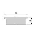 Deko-Light Deko-Light B�rerprofil LED-B�rer T-01-15 til 15 - 16,3 LED Strips, s�lv mat