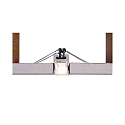  Deko-Light Nuten-Profil T-h�j ET-04-12 til 12 - 13,3 LED Strips, s�lv mat anodiseret, 200cm