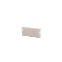 Endekappe P-AU-01-10, 16 mm, 2 stk., hvid