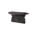 Endekappe P-ET-02-15, 30 mm, 2 stk., sort