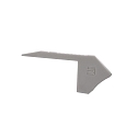 Tilbeh�r til LED Profil P-AL-01-10 Endekappe, 2 stk., gr�