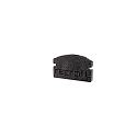 Endcaps f-AU-01-08, 14 mm, 2 items, black