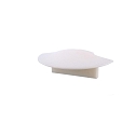 Endcaps f-ET-01-10, 25 mm, 2 items, white