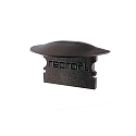 Endekappe F-ET-02-15, 30 mm, 2 stk., sort