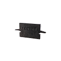 Endekappe H-ET-01-12, 27 mm, 2 stk., sort