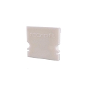 Endekappe H-AU-02-15, 21 mm, 2 stk., hvid