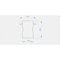 Deko-Light Endekappe H-ET-04-12 s�t 2 stk., gr�