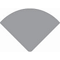 End cap R-AV-05-15 set 2 pcs., silver