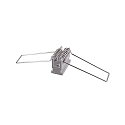 Slot nut with tension springs set 2 items, silver