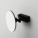Decor Walther Spejl med belysning VISION R Spejl med 5x forst�rrelse IP44, sort mat 