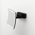 Decor Walther Spejl med belysning VISION S Spejl med 5x forst�rrelse IP44, sort mat 