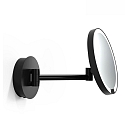 Spejl med belysning JUST LOOK PLUS WR Spejl med 5x forst�rrelse IP20, sort mat d�mpbar