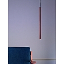 LED Pendant luminaire PIPE 1, 6,5W, 350mA, 3000K, 600lm, IP20, rosegold / copper