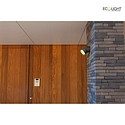 Lutec outdoor wall luminaire DROPSI 1 flame, Bluetooth controllable IP54, anthracite