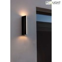 Lutec outdoor wall luminaire LEO UP&DOWN 2 flames IP54, anthracite