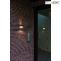 Lutec outdoor wall luminaire LOTUS UP&DOWN 2 flames IP44, anthracite