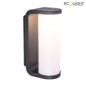 Lutec outdoor wall luminaire ADALYN 1 flame IP54, anthracite