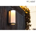 Lutec outdoor wall luminaire ADALYN 1 flame IP54, anthracite