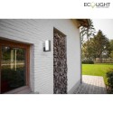 Lutec outdoor wall luminaire CUBA 2 flames, Bluetooth controllable IP54, anthracite