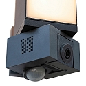 Lutec Udend�rs wall luminaire CUBA med bev�gelsesdetektor, med kamera, App-kontrol IP44, antracit d�mpbar