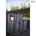 Lutec outdoor wall luminaire BULLO IP54, rust brown