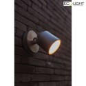 Lutec Udendrs wall luminaire EXPLORER IP54, antracit