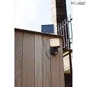 Lutec solar wall luminaire SUNSHINE with motion detector IP54, anthracite 