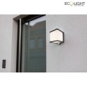 Lutec solar lamp DOBLO with motion detector IP54, anthracite