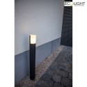 Lutec outdoor wall luminaire CYRA 1 flame IP54, black matt