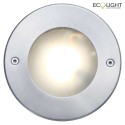 Lutec Gulvindbygningslampe STRATA IP67 | IP65, rustfrit stl