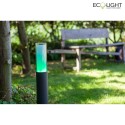 Lutec path light DROPA 1 flame, Bluetooth controllable IP54, anthracite