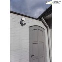 Lutec outdoor wall luminaire SUNSHINE with sensor IP44, anthracite