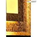 Luce Design wall and ceiling luminaire WINDOW IP20, gold dimmable