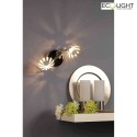 Luce Design wall and ceiling luminaire BLOOM-SPOT 2 flames IP20, silver 