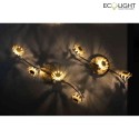 Luce Design wall and ceiling luminaire BLOOM-SPOT 3 flames IP20, gold 