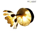 Luce Design wall and ceiling luminaire BLOOM-SPOT 1 flame IP20, gold 