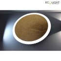 Luce Design Vg- og Loftlampe MOON IP20, guld dmpbar