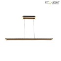 Luce Design pendant luminaire SOLARIS dimmable IP20, gold dimmable