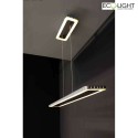 Luce Design pendant luminaire SOLARIS dimmable IP20, silver dimmable