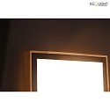  ceiling luminaire SOLSTAR square IP20, wood, black 