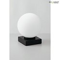  table lamp PLUTO E14 IP20, black, white 