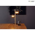  table lamp NEPTUN G9 IP20, champagner, brass 
