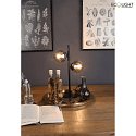  table lamp NEPTUN G9 IP20, smoky colour, black 