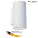 Luce Design Vglampe BANJIE 2-flammer, overmalbar GU10 IP20, hvid 