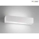 Luce Design wall luminaire CANDIDA 2 flames, paintable IP20, white 