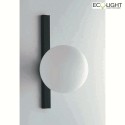 Luce Design wall luminaire ENOIRE 1 flame IP20, black 