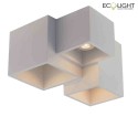 Luce Design Loftlampe FOSTER 3-flammer, overmalbar GU10 IP20, hvid 